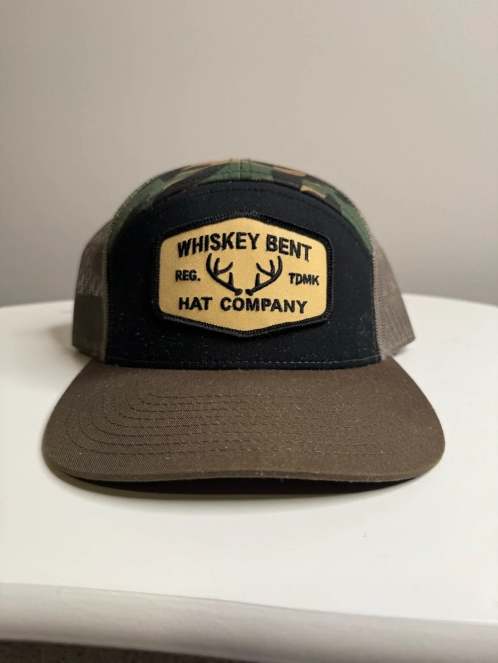 Whiskey Bent Hat Co The Rut 7-Panel Cap & NWT BYLT Coastal Rope Hat Black